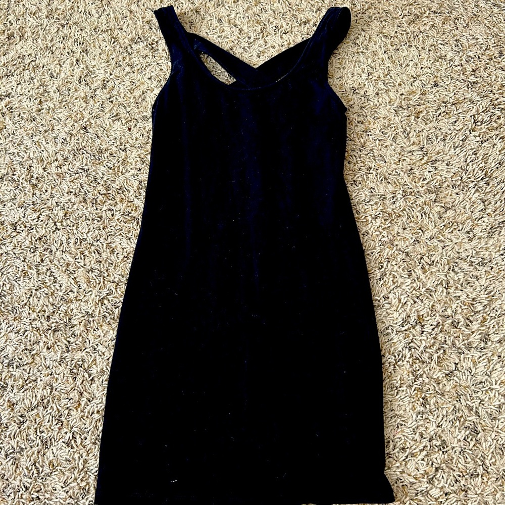 Mini black dress